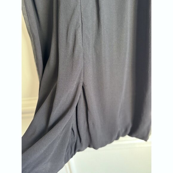 Vintage 40s 50s Women’s Black Button Down Dress Jacket XL David Levine Original - Picture 7 of 12